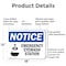 Signmission Emergency Eyewash Station, 18 in W x Rectangle, Aluminum OS-2PACK-NS-A-1218-L-11832 - alternate 6